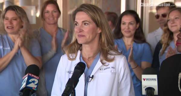 Full news conference: River Oaks doctor suspended from Houston Methodist over views on COVID-19