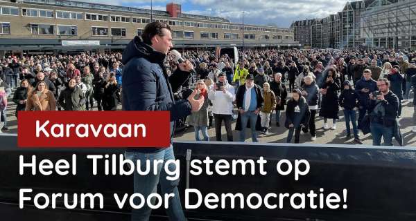 FVD doet mee in Tilburgse gemeenteraadsverkiezingen